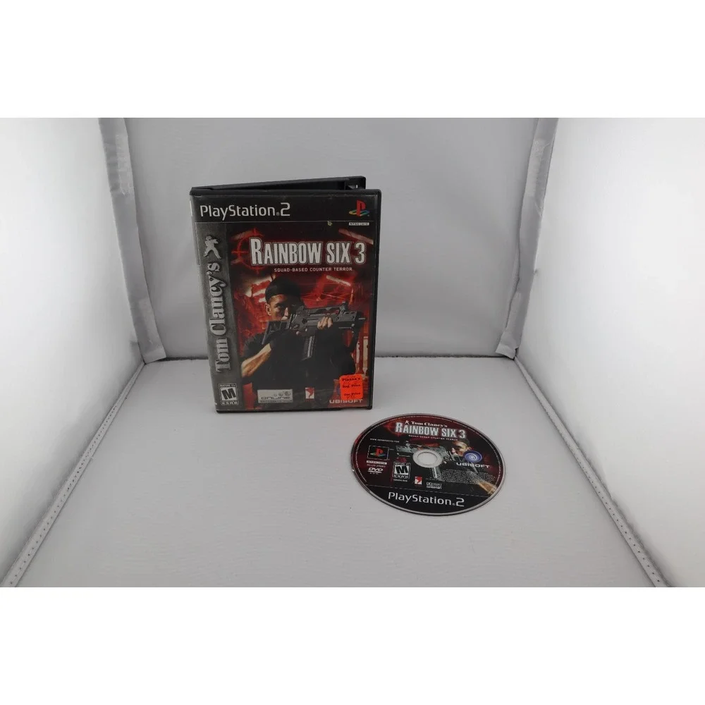 Tom Clancy's‎ Rainbow Six 3 (Sony PlayStation 2, PS2, 2004) Game and Case Tested